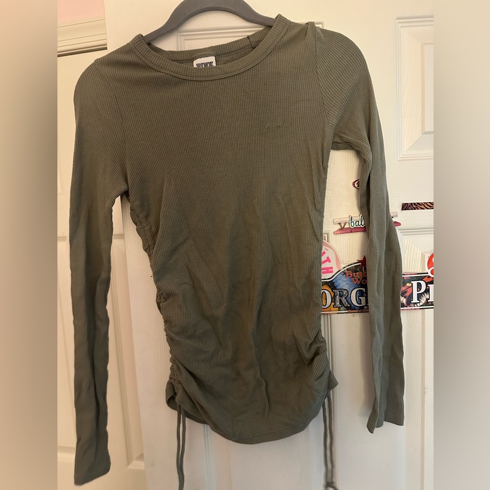 PINK Victoria's Secret Sage Long Sleeve Top